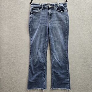Judy‎ Blue Women Jeans 13/31 Denim JB82315DK Bootcut Raw Hem 26" Inseam